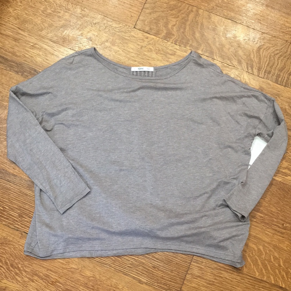 Tonic Bamboo Layne  long sleeve top womens size L